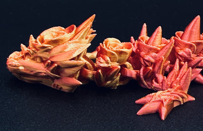 Rose Dragon 19" Articulated Flexi Pet - Multiple Colors