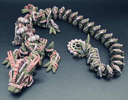 Steampunk Dragon 26" Army Green