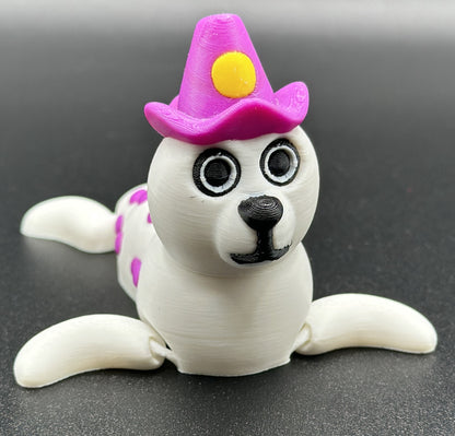 Magician Seal - 5" Articulated Flexi Pet