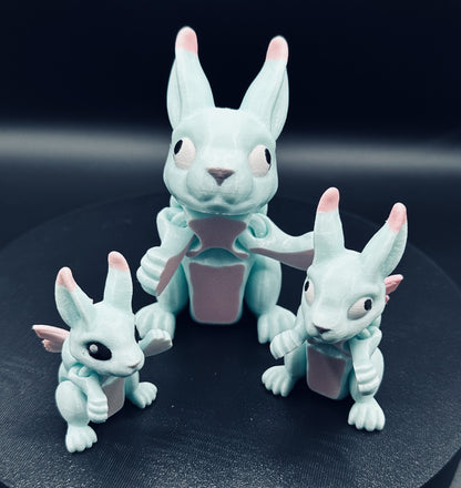 Winged Bunny - Flexi Articulated Pet