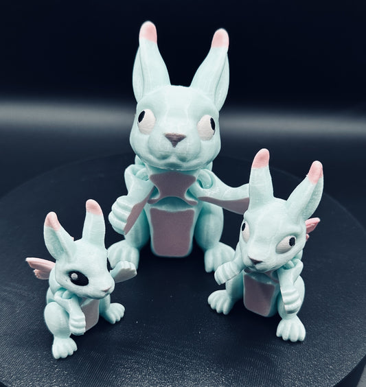 Winged Bunny - Flexi Articulated Pet