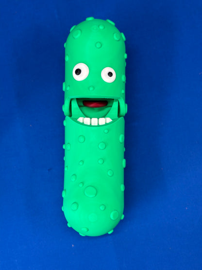 Giant Original Green Pickle - 12" Desk Buddy with Stand - Tickles, The Articulated Pickle