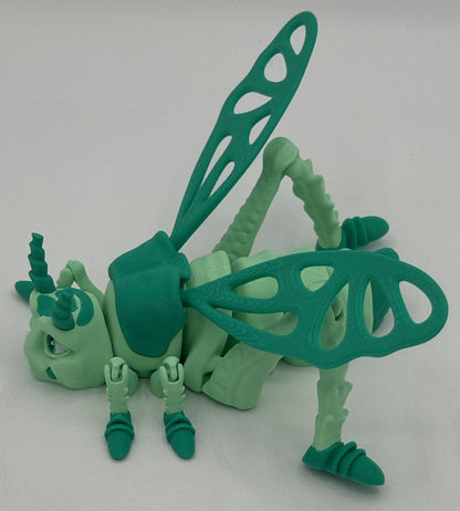 Jimmy Grasshopper - 4" Flexi Articulated Bug
