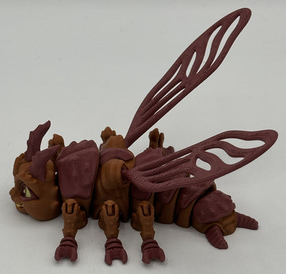 Larry Cockroach - 4" Flexi Articulated Bug