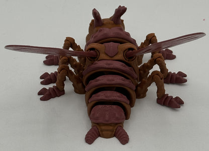 Larry Cockroach - 4" Flexi Articulated Bug