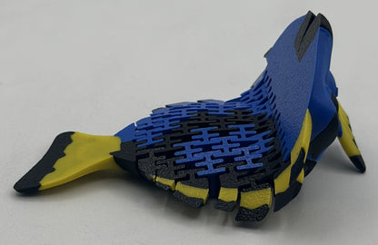 Blue Tang Dual-Fidget Refrigerator Magnet