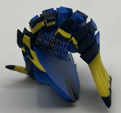 Blue Tang Dual-Fidget Refrigerator Magnet