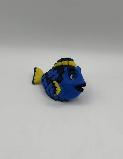 Blue Tang Dual-Fidget Refrigerator Magnet