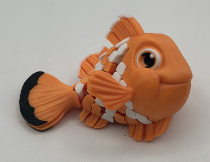 Seascape Fish Dual-Fidget Refrigerator Magnets - 2 Fidget Toys and Fridge Magnets in 1