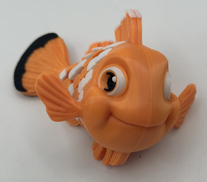 Clownfish Dual-Fidget Refrigerator Magnet