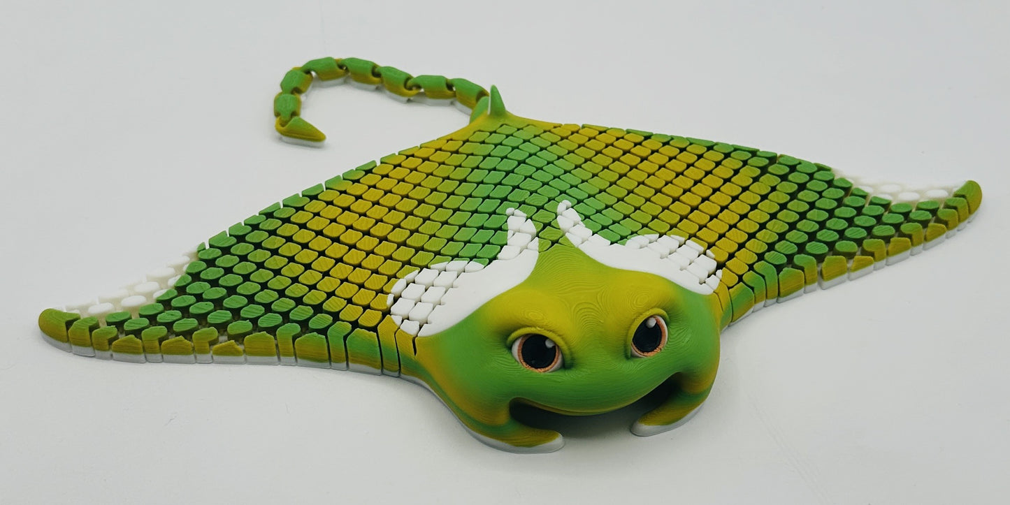 Manny the Manta Ray, 12" Flexi Wing Span