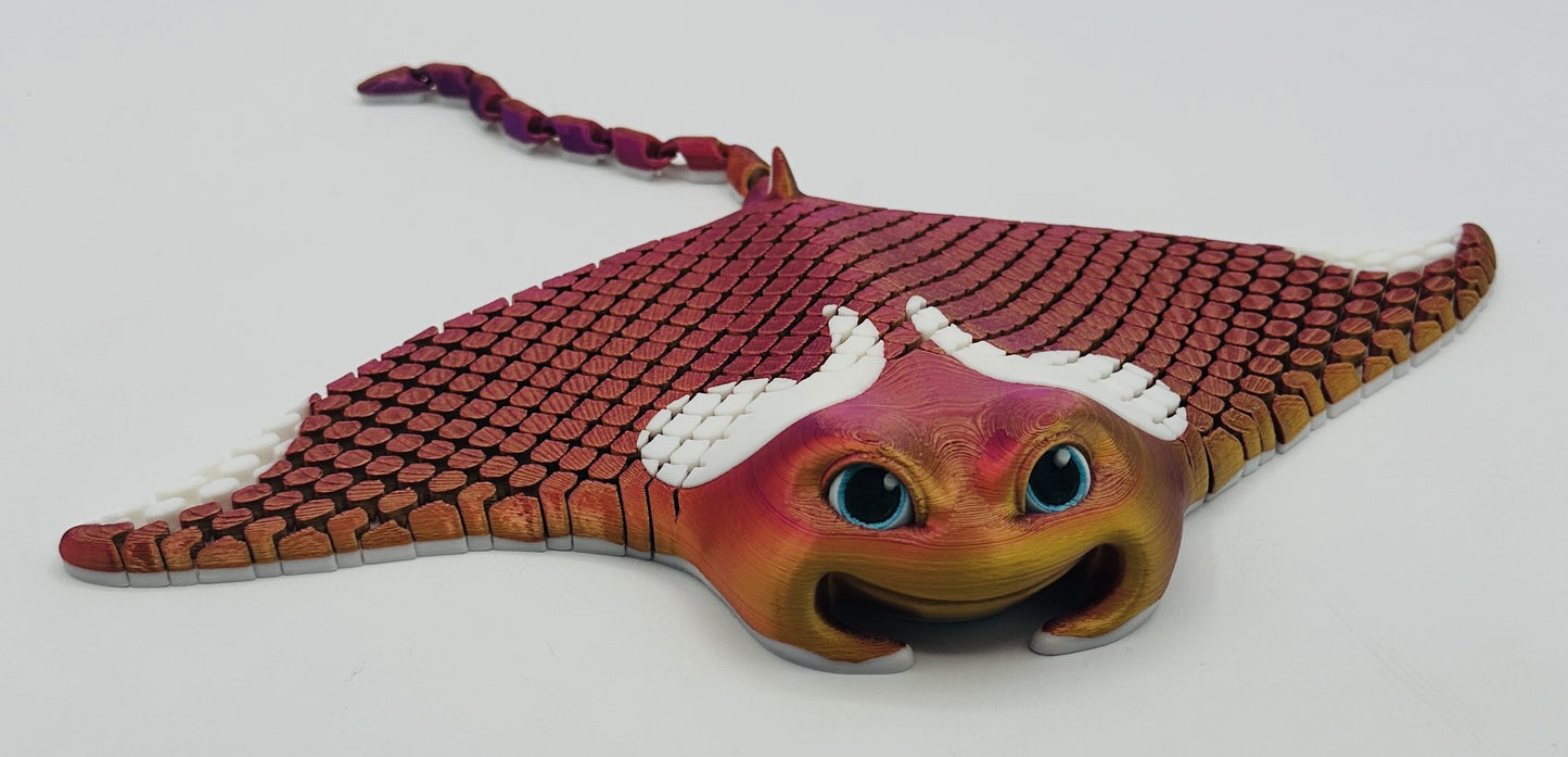 Manny the Manta Ray, 12" Flexi Wing Span