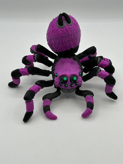12" Tarantula - Purple & Black