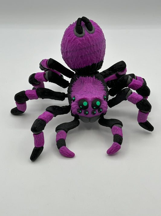 12" Tarantula - Purple & Black