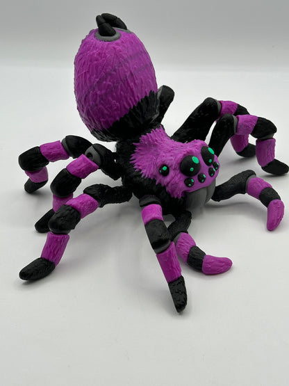 12" Tarantula - Purple & Black