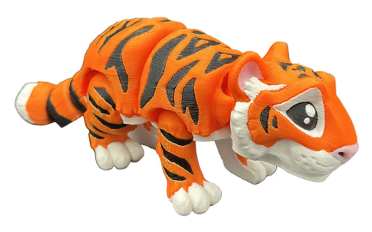 Tiger, Vibrant Articulating pet - Multiple Colors and Sizes