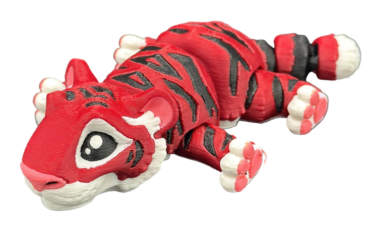 Tiger, Vibrant Articulating pet - Multiple Colors and Sizes