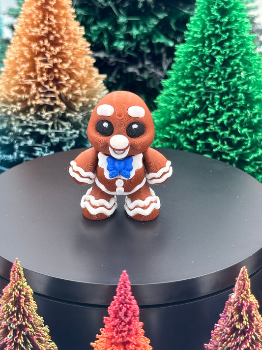 Mr. Gingerbread - Cute Articulating Mini Figure