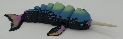Narwhal - 8.5" Flexi Articulated Pet - Multiple Colors & Rainbows