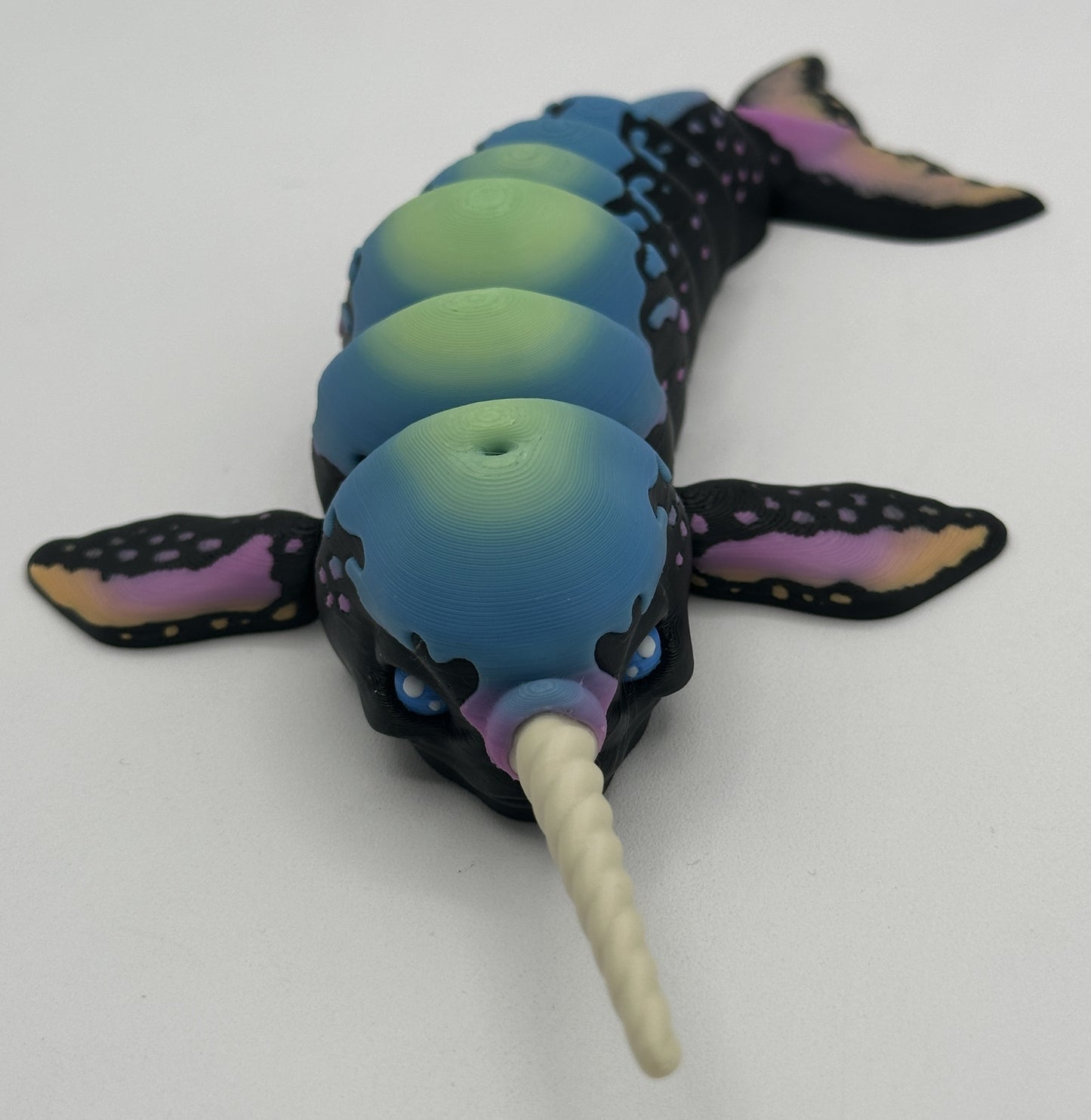 Narwhal - 8.5" Flexi Articulated Pet - Multiple Colors & Rainbows