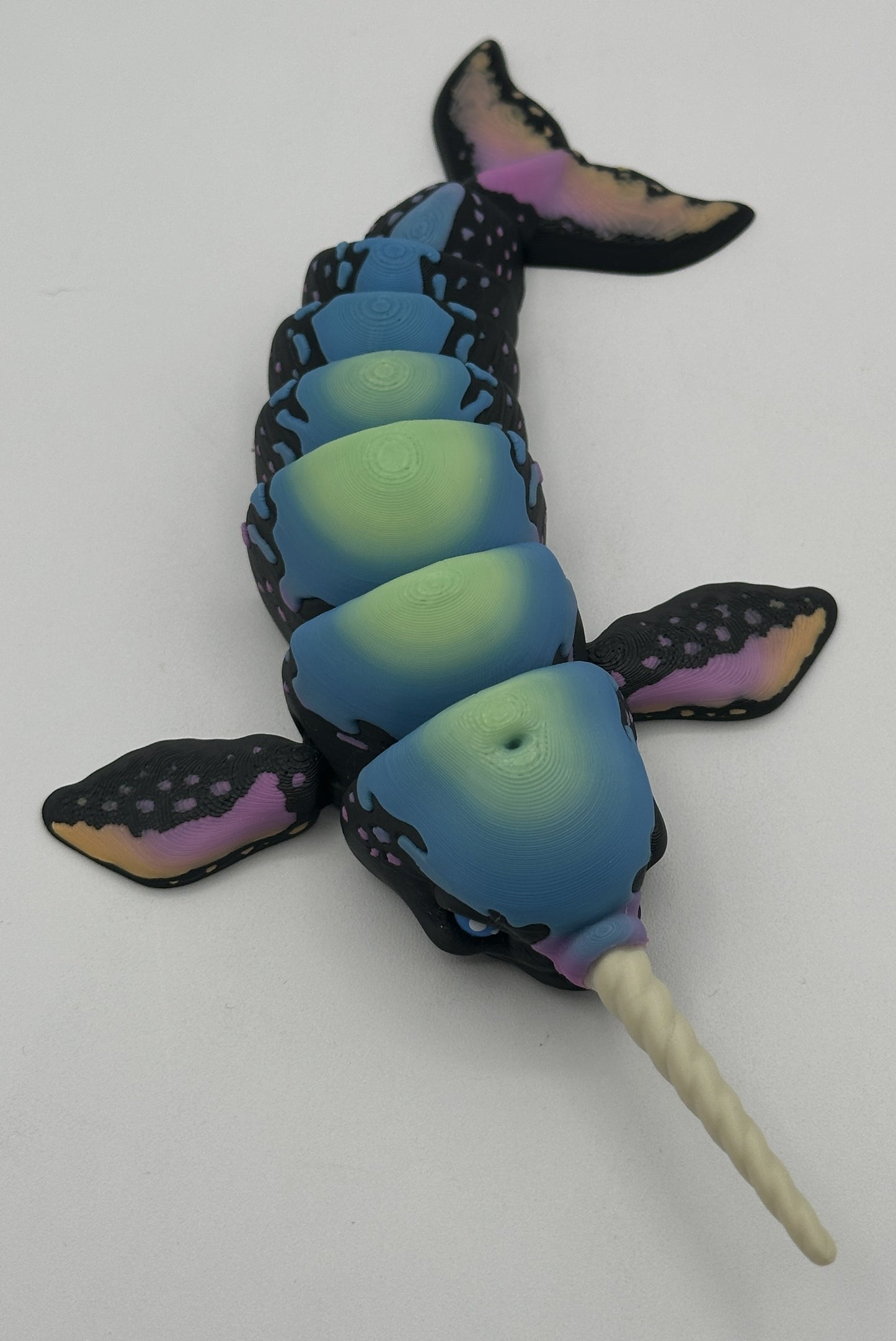 Narwhal - 8.5" Flexi Articulated Pet - Multiple Colors & Rainbows