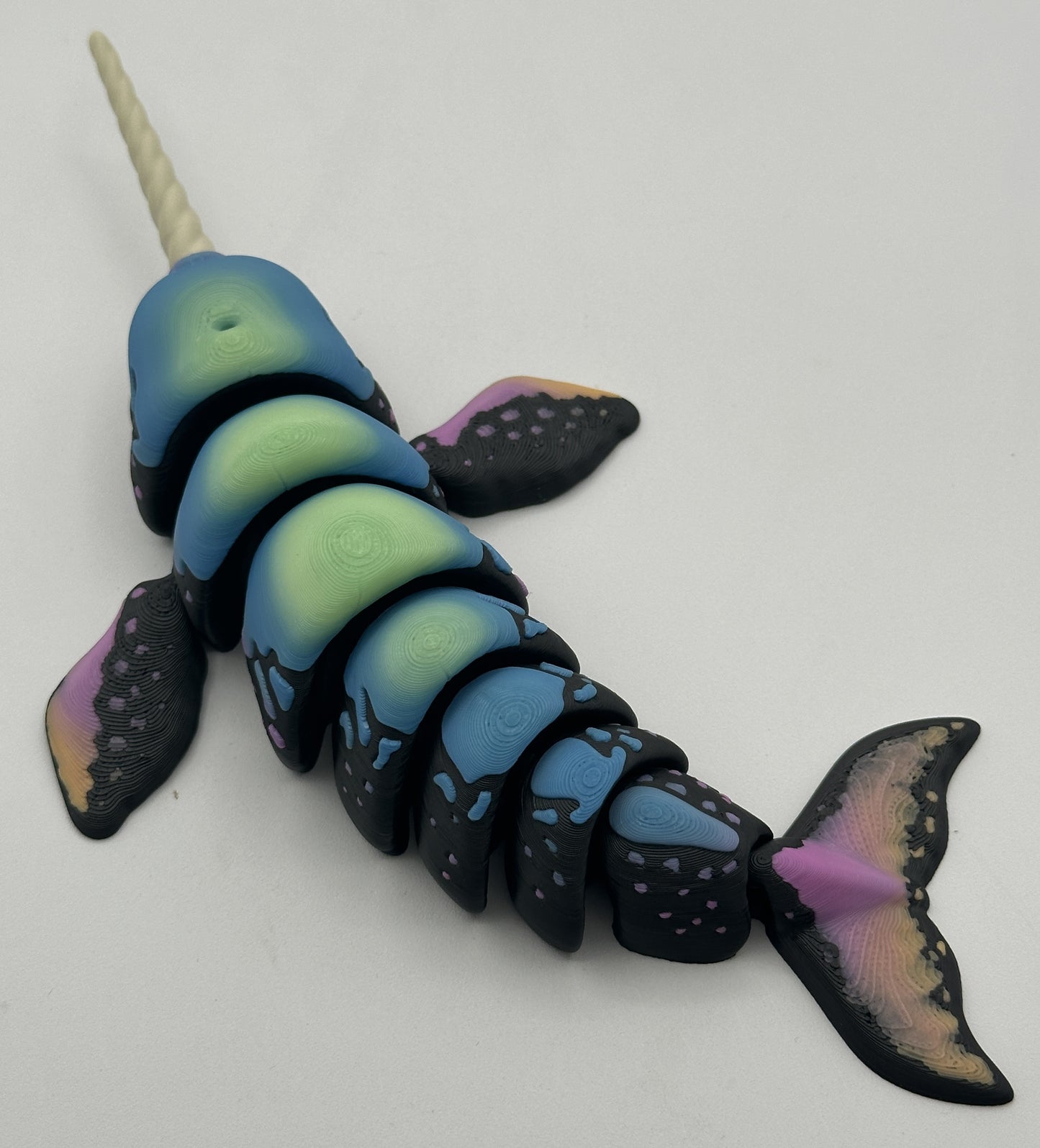 Narwhal - 8.5" Flexi Articulated Pet - Multiple Colors & Rainbows