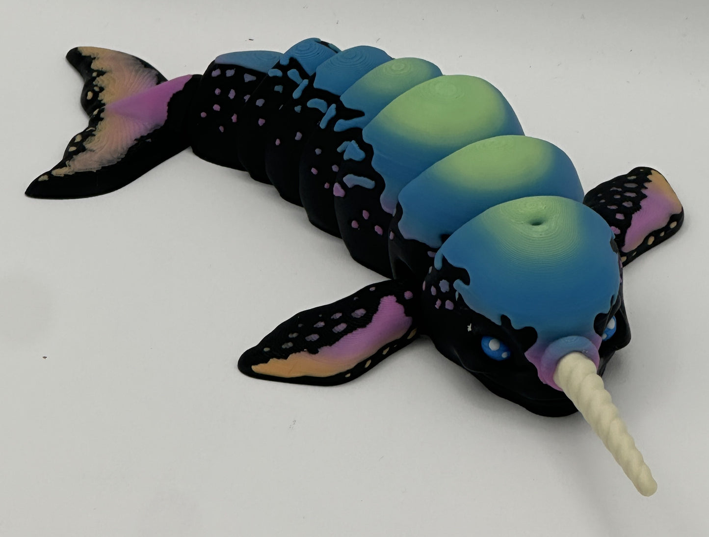 Narwhal - 8.5" Flexi Articulated Pet - Multiple Colors & Rainbows