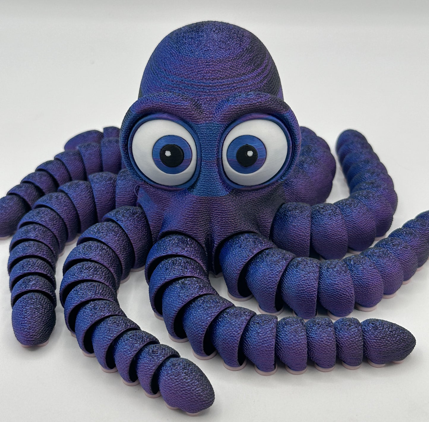 12" Flexi Octopus, Magnetic & Highly Textured - Multiple Colors & Rainbows