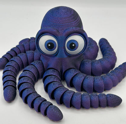 12" Flexi Octopus, Magnetic & Highly Textured - Multiple Colors & Rainbows