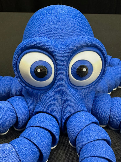 12" Flexi Octopus, Magnetic & Highly Textured - Multiple Colors & Rainbows