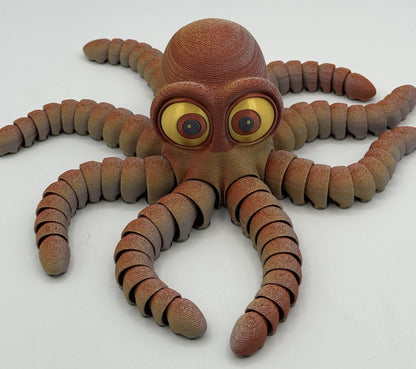 12" Flexi Octopus, Magnetic & Highly Textured - Multiple Colors & Rainbows