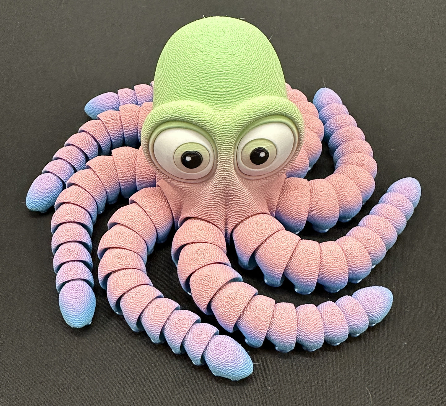 12" Flexi Octopus, Magnetic & Highly Textured - Multiple Colors & Rainbows