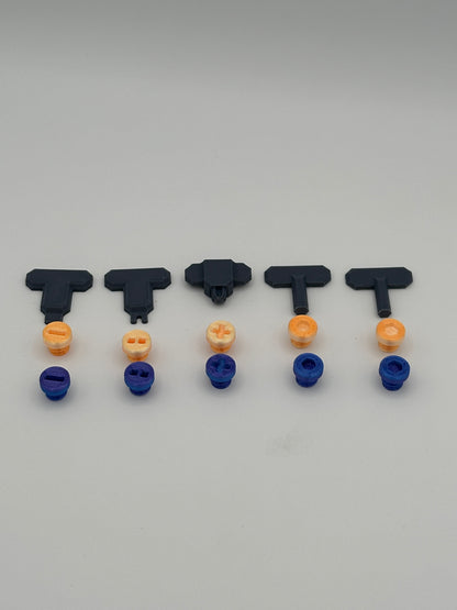 Orange & Blue Extremely Annoying Gift Box with 296 screws