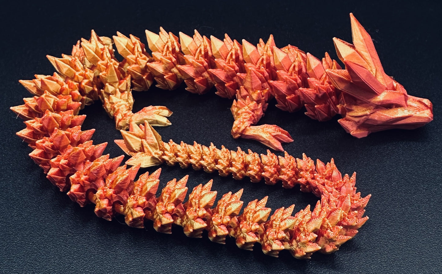 Crystal Dragon 14" w/ Egg - Multiple Colors
