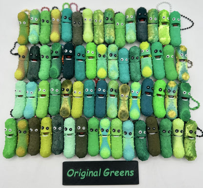 Tickles, the Articulated Pickle Keychain - 4-Pack Variety Box