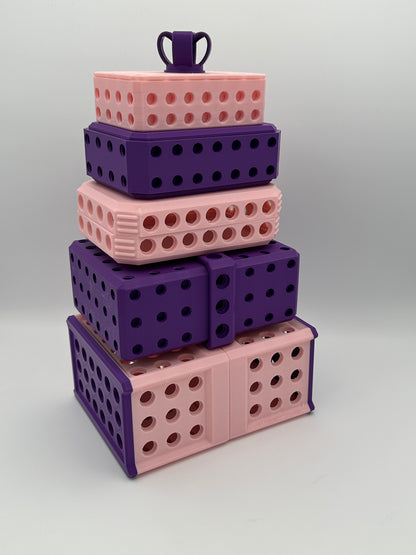 Pink & Purple Extremely Annoying Gift Box with 296 screws