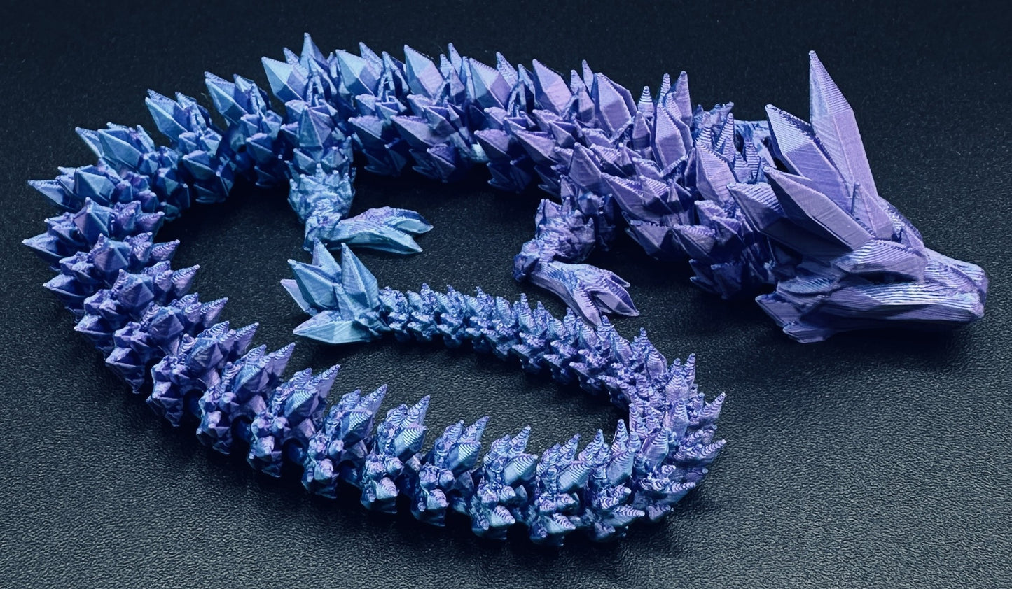 Crystal Dragon 14" w/ Egg - Multiple Colors