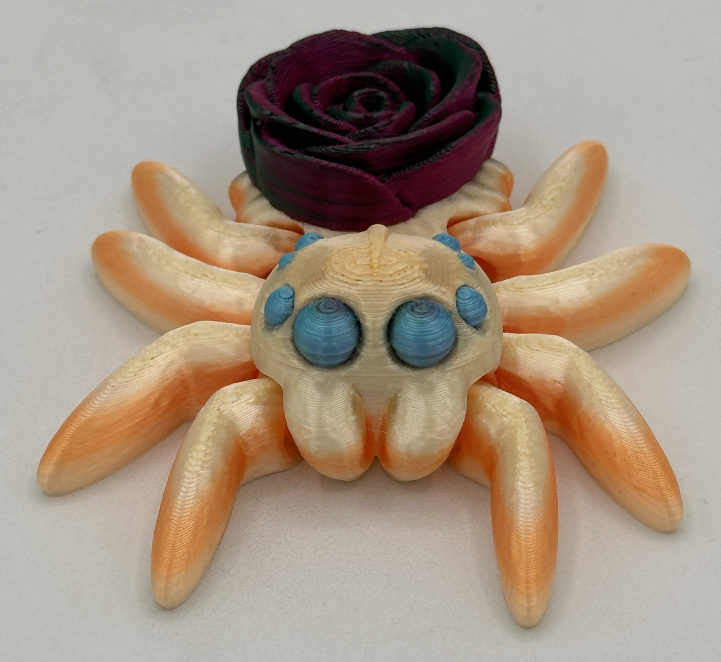 Rose Spider - 3" Flexi Articulated Pet - Multiple Colors