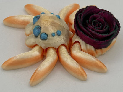 Rose Spider - 3" Flexi Articulated Pet - Multiple Colors