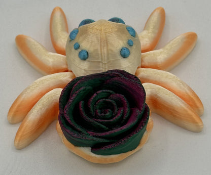 Rose Spider - 3" Flexi Articulated Pet - Multiple Colors