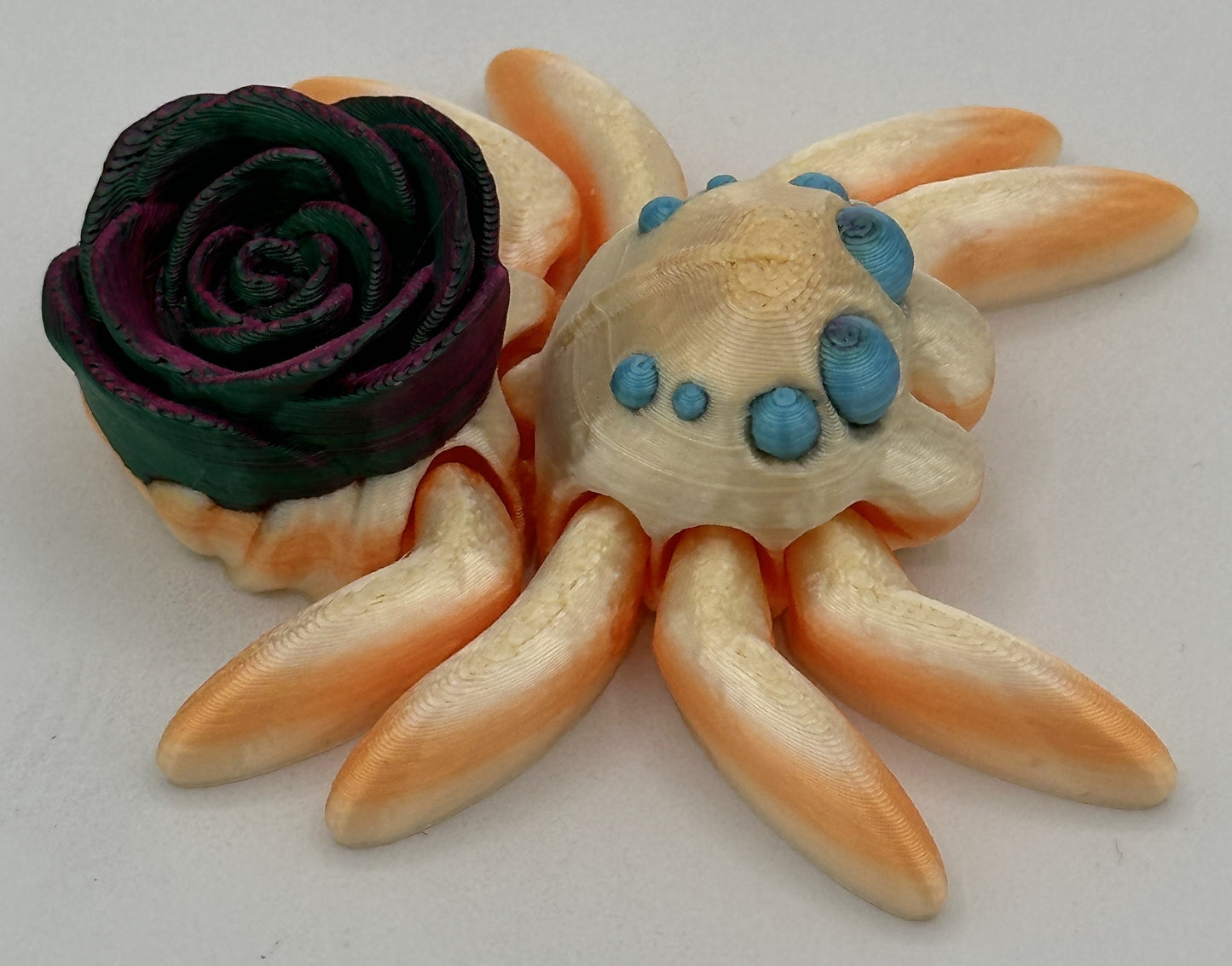 Rose Spider - 3" Flexi Articulated Pet - Multiple Colors