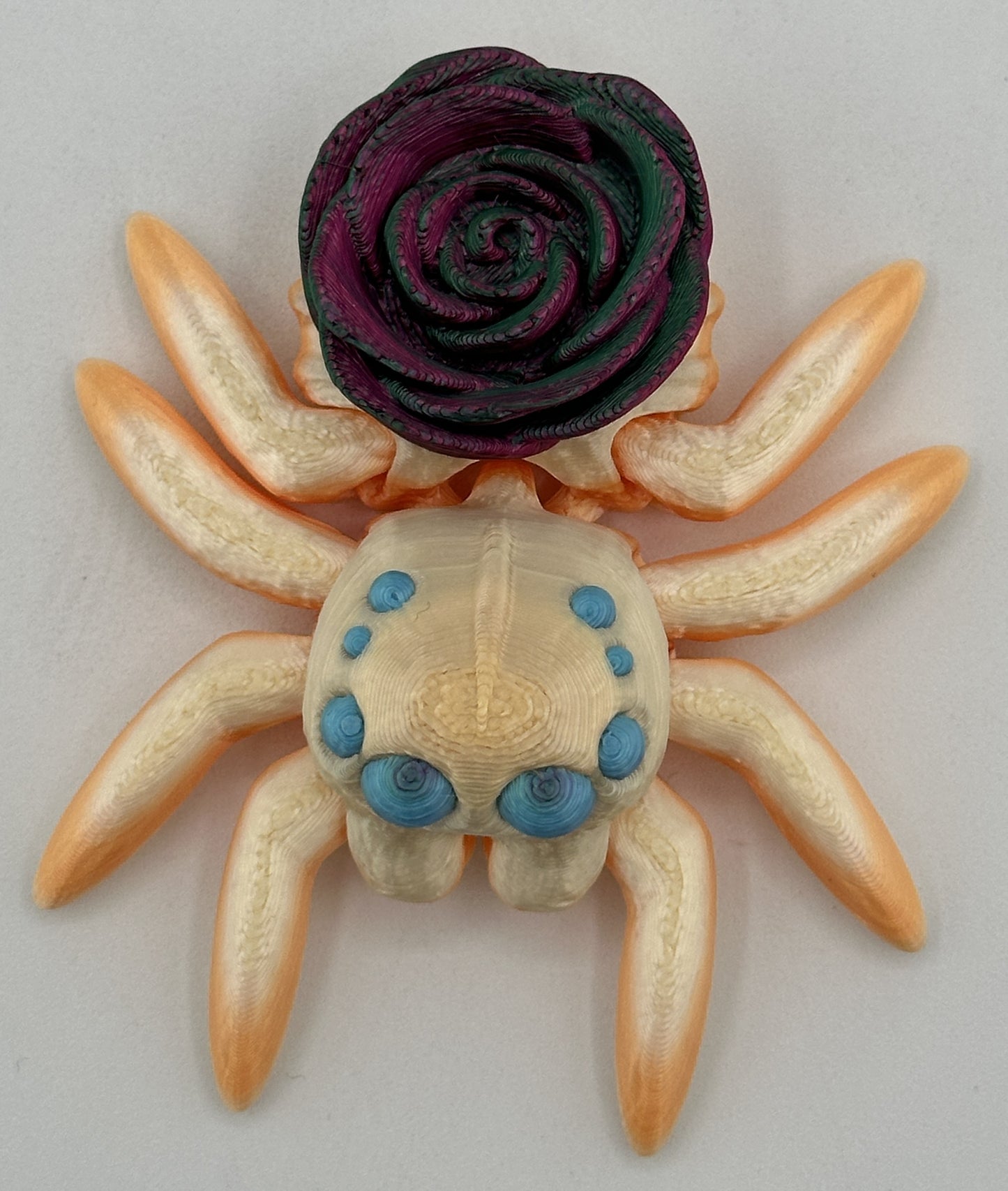 Rose Spider - 3" Flexi Articulated Pet - Multiple Colors