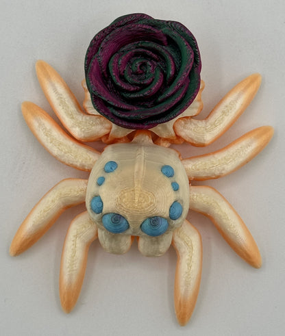 Rose Spider - 3" Flexi Articulated Pet - Multiple Colors