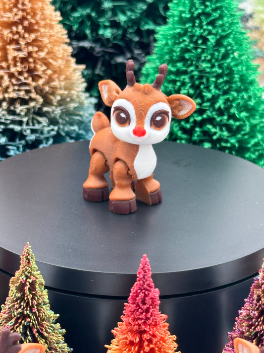 Rudolf - Cute Articulating Mini Figure