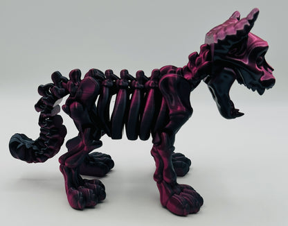 Skeleton Kitty, 9" Articulated Flexi Pet