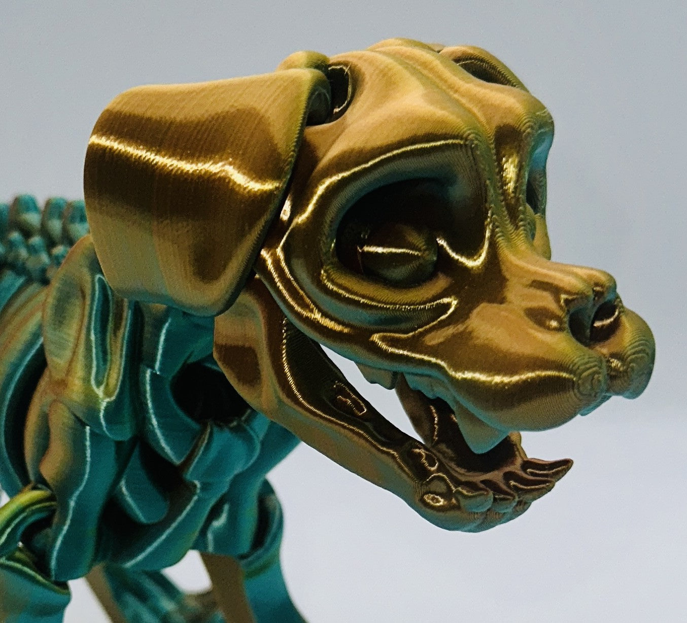 Skeleton Puppy, 9" Articulated Flexi Pet