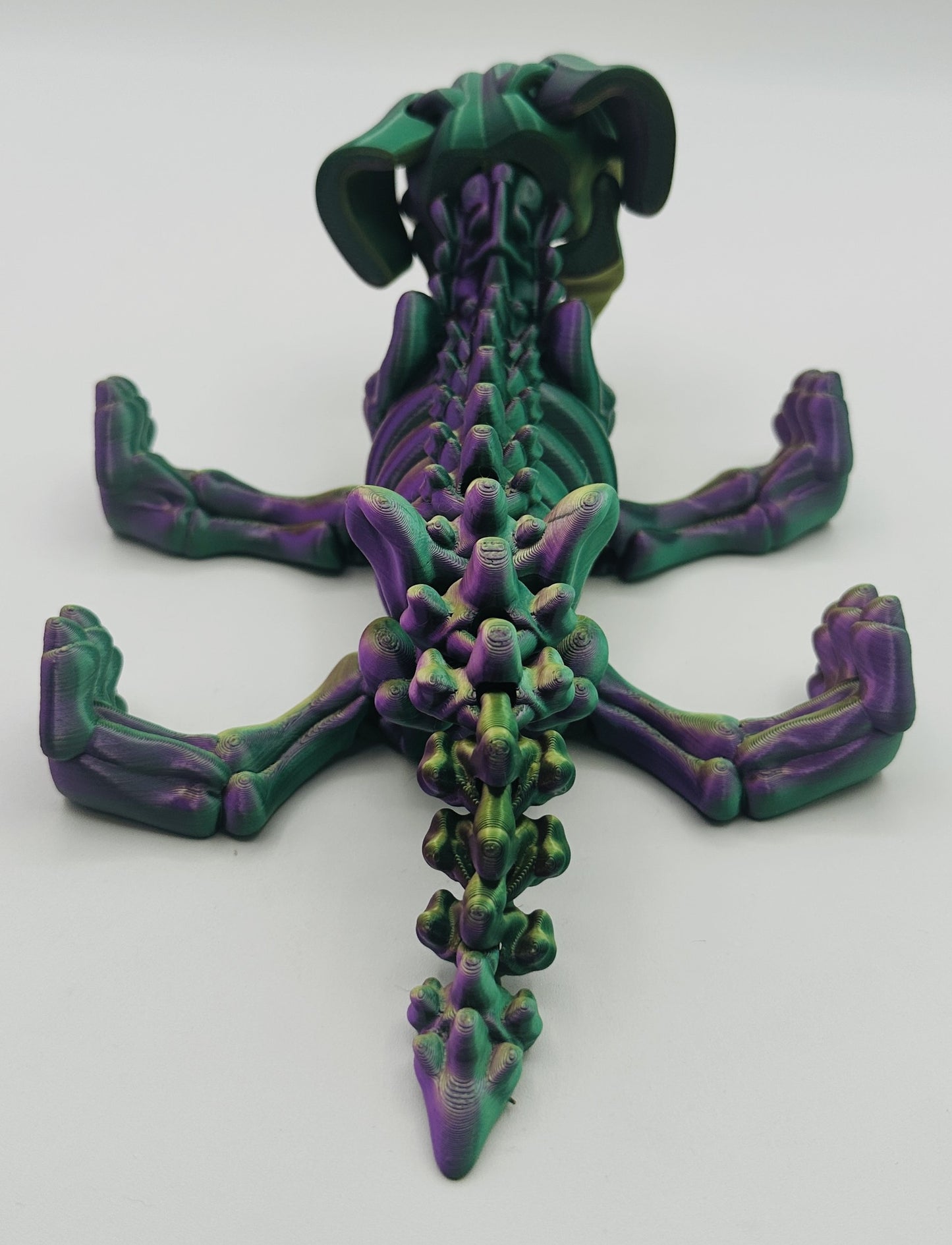 Skeleton Puppy, 9" Articulated Flexi Pet