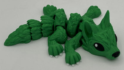 Wolf Pup - 6.5" Flexi Articulated Pet - Multiple Colors