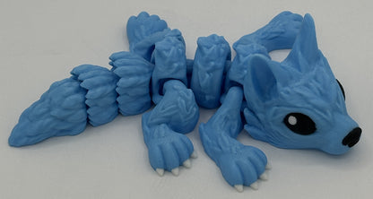 Wolf Pup - 6.5" Flexi Articulated Pet - Multiple Colors