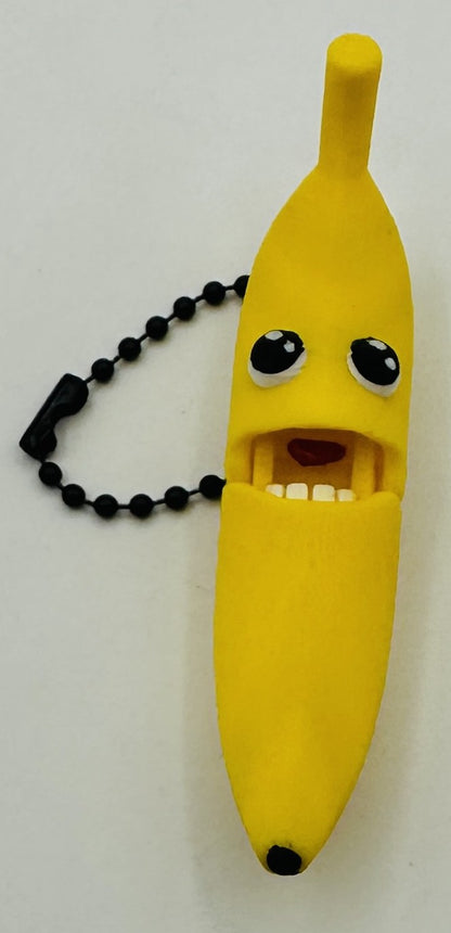 Banana Keychain - Fully articulated keychain, zipper pull, and backpack bling